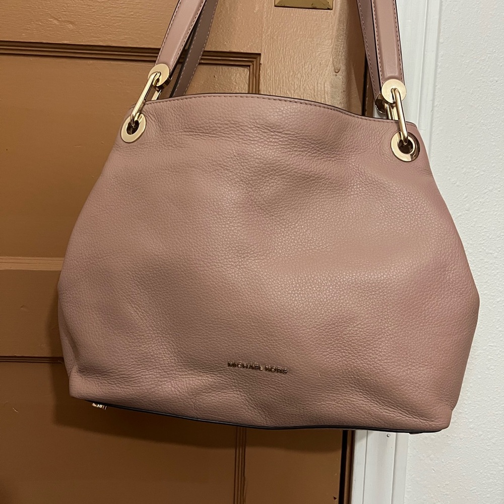 Michael Kors Blush Leather Shoulder Bag